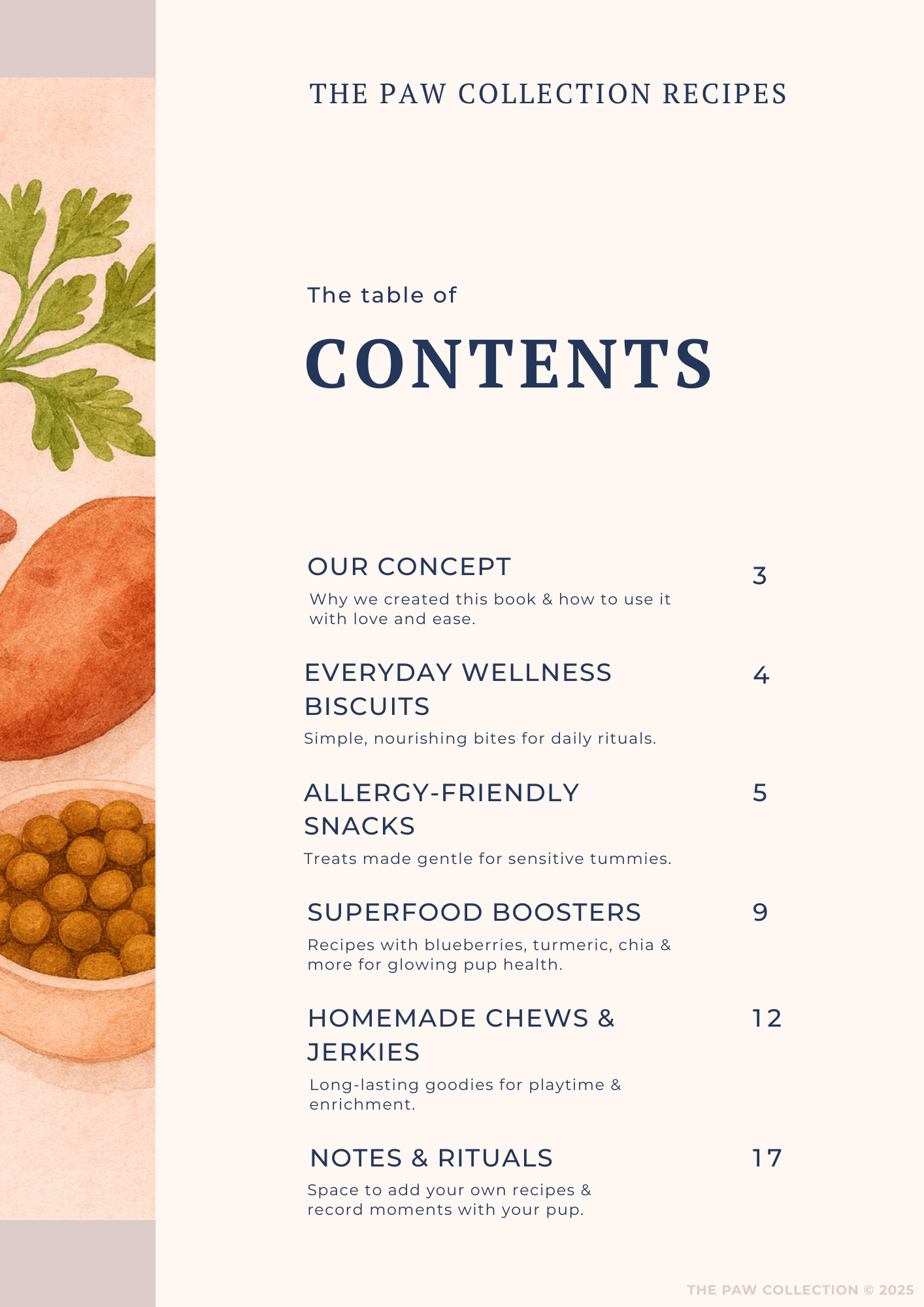 The Paw Collection Recipe Book